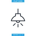 Ceiling Lamp Icon Vector Design Template Royalty Free Stock Photo