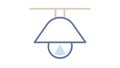 Ceiling Lamp Light Fixture Icon Interior Lighting Graphic, vector design Generative AI Royalty Free Stock Photo