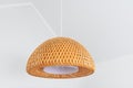 Ceiling lamp light in kitchen dining area Royalty Free Stock Photo