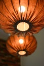 Ceiling lamps in brown, hanging beautiful,