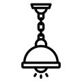 Ceiling light Isolated Vector Icon fully editable Royalty Free Stock Photo