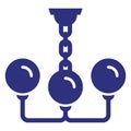 Ceiling light Isolated Vector Icon fully editable Royalty Free Stock Photo