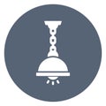 Ceiling light Isolated Vector Icon fully editable Royalty Free Stock Photo