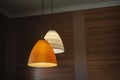 Ceiling light lamp decor Royalty Free Stock Photo
