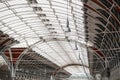 Train shed at London Paddington rail station