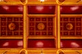 Ceiling of the main hall of Wat Phra Si Rattana Mahathat Temple in Phitsanulok, Thailand