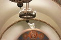 Ceiling of metro station Zoloti vorota, Kyiv, Ukraine Royalty Free Stock Photo