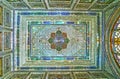 Ceiling in mirror hall of Qavam House, Shiraz, Iran