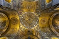 Ceiling mosaics of the St Mark`s Basilica in Venice Royalty Free Stock Photo