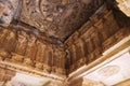 Ceiling of the mukha-mandapa, Durga temple, Aihole, Bagalkot, Karnataka. The Galaganatha Group of temples.