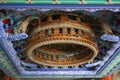 Ceiling ornaments in a museum of ancient Chinese architecture: algal wells