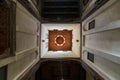 Ceiling at ottoman era historic El Sehemy house located in Moez street, Cairo, Egypt Royalty Free Stock Photo