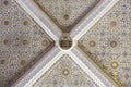 Ceiling painted and decorated Royalty Free Stock Photo