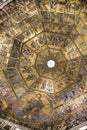 Ceiling painting of the Baptistery of San Giovanni. Florence