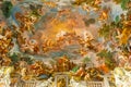 Ceiling painting of Mariano Rossi salon in the Borghese Gallery, Rome