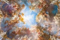 Ceiling painting of Palace Versailles near Paris, France Royalty Free Stock Photo