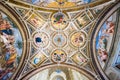 Ceiling painting of the Signatures Stanza Royalty Free Stock Photo