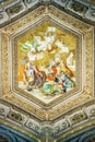 Ceiling Painting of St. Thomas Aquinas with Angels in Vatican