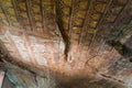 Ceiling paintings of a cave of Dambulla cave temple, Sri Lan