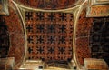 Ceiling paintings in the church of Yemrehena Kristos, Mount Abuna Yosef, Ethiopia Royalty Free Stock Photo