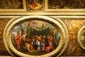 Ceiling in the palace of Versailles