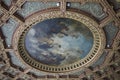 Ceiling in Palazzo Grassi Royalty Free Stock Photo