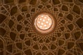 Ceiling pattern in borujerdi house- kashan- isfahan province