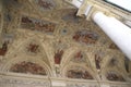 Ceiling of the Pavilion of Wallenstein Palace Garden. Prague, Czech Republic Royalty Free Stock Photo