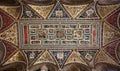 Ceiling Piccolomini Library, Duomo, Cathedral, Siena, Tuscany, Toscana, Italy, Italia