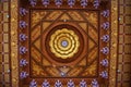 The ceiling of Puu Jih Shih Buddhist Temple , Sandakan , Borneo Island Royalty Free Stock Photo