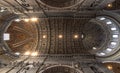 Ceiling of the Saint Peter Basilica, Vatican, Rome Royalty Free Stock Photo