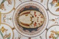 Ceiling,sala da biblioteca, The library is the main room in one ofthe two apartments that Paul III