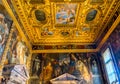 Ceiling Sala del Collegio Doge& x27;s Palace Venice Italy