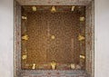 Ceiling of the Sala del Techo de los Reyes Catolicos in the Real Alcazar in Seville, Andalusia, Spain.