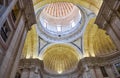 The ceiling of Santa Engracia church now National Pantheon. Li Royalty Free Stock Photo