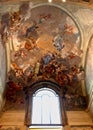 Ceiling Santa Maria del Carmine church, Florence, Firenze, Toscany, Italy Royalty Free Stock Photo