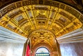 Ceiling Scala D Oro Palazzo Ducale Doge`s Palace Venice Italy Royalty Free Stock Photo