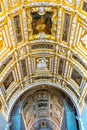 Ceiling Scala D Oro Palazzo Ducale Doge& x27;s Palace Venice Italy Royalty Free Stock Photo