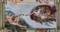 Ceiling of Sistine Chapel in Vatican City