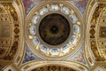 Ceiling in St. Isaac`s Cathedral, Saint Petersburg Royalty Free Stock Photo