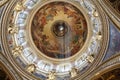 Ceiling of St. Isaac`s Cathedral view of the dove Royalty Free Stock Photo