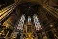 The ceiling of St. Nicholas Church, Prague Royalty Free Stock Photo