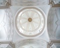 The ceiling of the striking monastery-fortress of the Order of the Barefoot Carmelites In Berdichev.