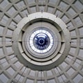 Ceiling train station