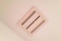 Ceiling vent for bathroom exhaust fan Royalty Free Stock Photo