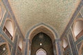 Ceiling and wall, mosque, yazd Royalty Free Stock Photo