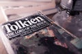 Celadna, Czechia - 04.03.2021: Vintage paperback edition of Tolkien`s Lord Of The Rings