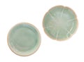 Celadon ceramic dishes Royalty Free Stock Photo