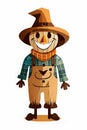 Scarecrow Clipart - Harvest Festival Fun Royalty Free Stock Photo