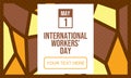 Celebrate International Workers` Day - Vector